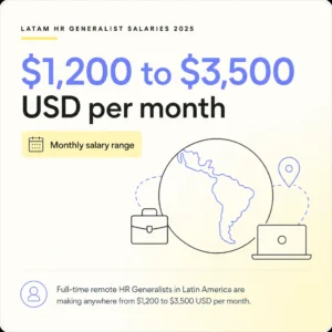 How Much Does A Remote HR Generalists Make in Latin America in 2026